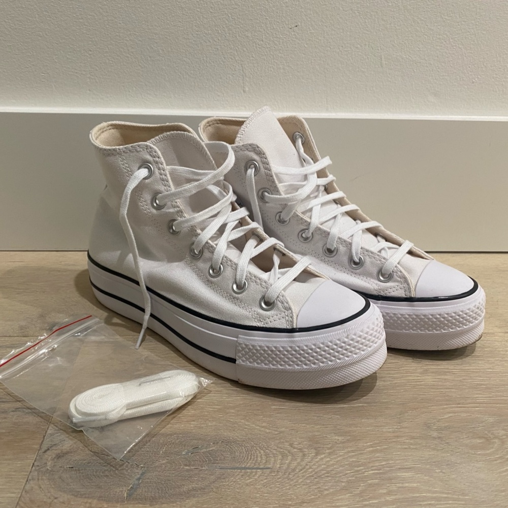 COPY - Converse Chuck Taylor All Star High-Top White Platform Sneaker, Women's …